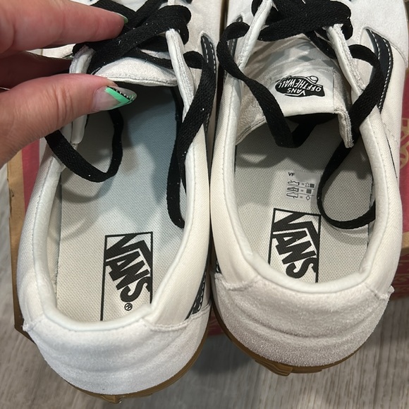 New Men’s sneakers VANS SK8-LOW SHOES - GUM BLANC DE BLANC White/Black Size 13 - Picture 7 of 7